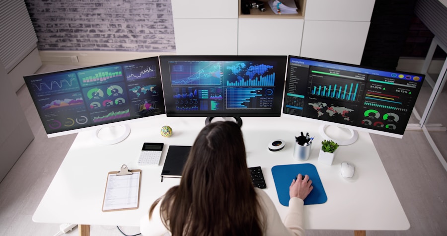 Business analytics dashboard